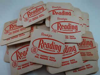 50 Vintage Reading Premium Beer Coasters Brewery Reading Pa Friendly Modern