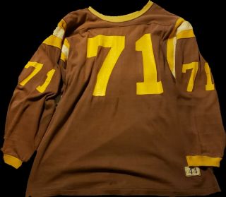 1930 40s Football Jersey Champion Knitwear Co Rochester 7 Ny No 71 Rare