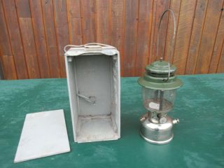 Vintage Coleman Lantern Green Chrome Model 236 Made In Canada Dated 9 59 1959