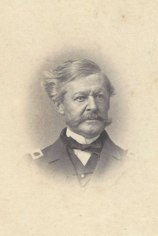 Civil War Cdv - Captain Cadwalader Ringgold - U.  S.  Navy - 1819 To Cw