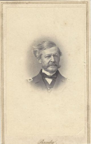 Civil War CDV - Captain Cadwalader Ringgold - U.  S.  Navy - 1819 to CW 2