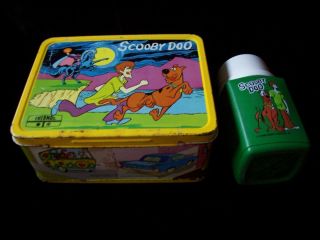 Vintage 1973 SCOOBY DOO Lunch box with Thermos by King Seeley Thermos 2