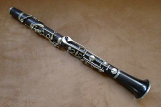 Vintage Henri Farny C Albert System Wood Clarinet