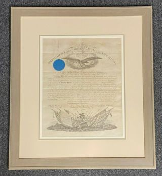 President Abraham Lincoln Signed 1862 Document Autographed Jsa Loa Rare