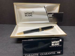 Vintage Mont Blanc Mechanical Pencil -.  7mm - Blk Twst Msterpce