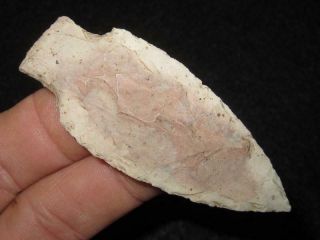 Apc Authentic Arrowheads Indian Artifacts - Thin & Fine Florida Stemmed Point