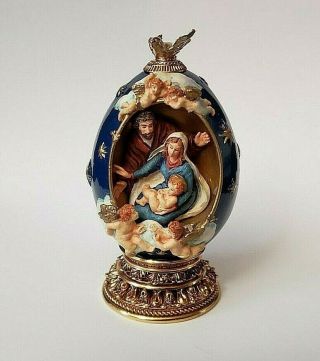 The House Of Faberge The Nativity Egg Decorative Christmas Egg