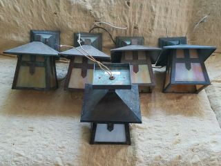 5 Arts & Crafts Copper Ceiling & Wall Lights Stamford Brass Light Gallery