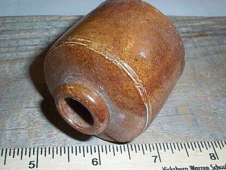 Vicksburg Civil War Dug relic Soldiers Camp Clay Pottery INK Bottle 3