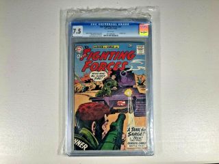 Our Fighting Forces 57 Cgc Graded 7.  5 Very Fine Minus