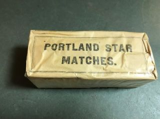 Civil War Era Packet Of Portland Star Matches