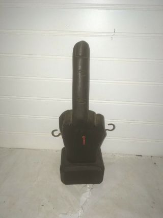 Novelty Hat Rack Or Decoration - Large Hand With Middle Finger Up - Flipping The Bir