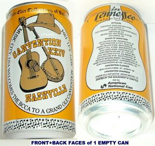 1994 Beer Can Collectors America Bcca Nashville,  Tennessee Convention Banjo Music