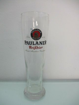 Paulaner Weisse Beer : A Vintage 0.  5 L Beer Glass,  Germany.