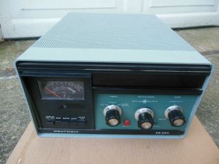 Vintage Heathkit Sb - 634 Station Control Digital Clock Rf Wattmeter