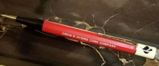 AUTOPOINT Vintage CROW ' S HYBRIDS Seed CORN Advertising MECHANICAL PENCIL 2