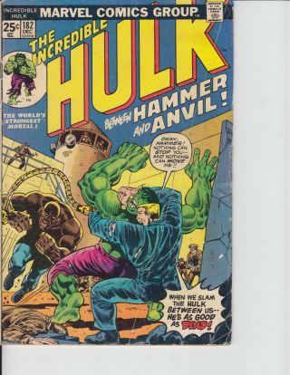 The Incredible Hulk 182 Early Wolverine
