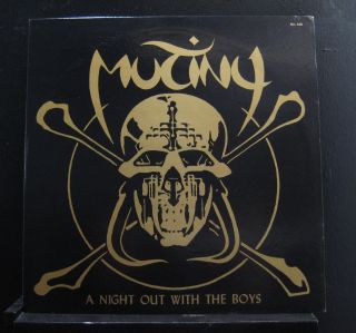 Mutiny - A Night Out With The Boys Lp Vg,  108 1st 1983 W/insert Vinyl Record