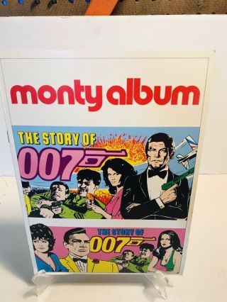 1983 The Story Of James Bond 007 Monty Album W 5 Holland 007 Packs