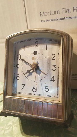 Vintage Telechron Electric Alarm Clock 1930 