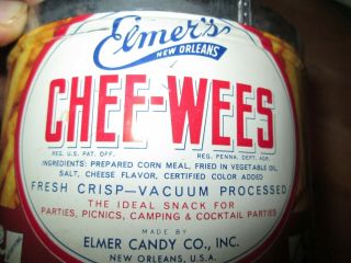 Rare Vintage Tins • Antique Food Advertising Tin Chee Wees Elmer Candy Co Nola