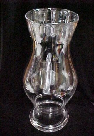 Royal Leerdam/blenko Colonial Williamsburg Glass Hurricane Shade Globe 18”