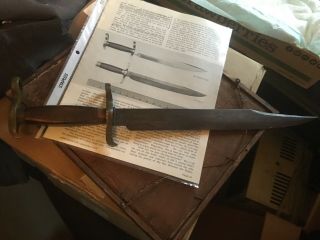 Spectacular Confederate Civil War Bowie Knife