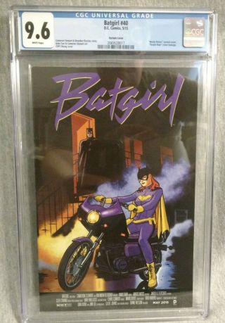 Batgirl 40 Cgc 9.  6 Purple Rain Movie Variant Cover
