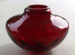 Antique Ruby Red Glass Hanging Lamp Font
