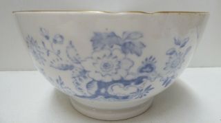 Antique Blue And White Tea Bowl I.  B.  S.  Porcelain China