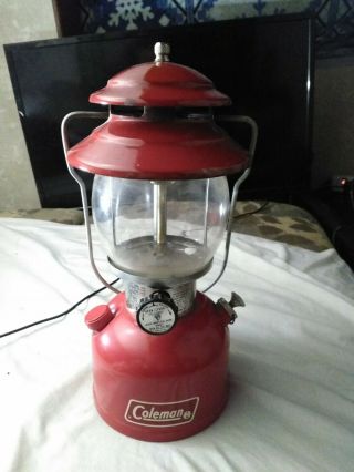 Coleman 200a Single 1966 Mantel Lantern - Red Collectable