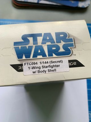 Star Wars F - Toys Y - Wing Bomber Starfighter Body - Shell 1/144 Scale,  Stand Japan 2