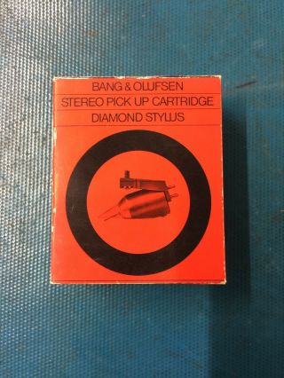 Very Rare Vintage Nos B&o Sp14 Stereo Pick - Up Cartridge With Diamond Stylus