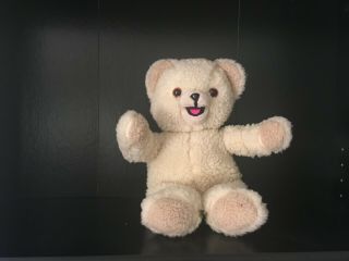 1986 Snuggle Bear Plush Toy - 15 " - Fabric Softener Mascot - Vintage