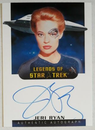 Jeri Ryan 2013 Legends Of Star Trek Autograph Card