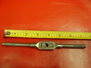 Vintage Gtd Greenfield Tap And Die No.  0 Adjustable Tap Wrench - Made In Usa