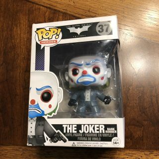 Funko Pop The Dark Knight Bank Robber Joker 37 Rare (box)