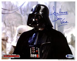 Dave Prowse Signed Darth Vader Star Wars 8x10 Official Pix Photo Beckett F04358