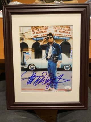 Michael J Fox Autographed 8x10 Photo Signed Framed Jsa Authentication Mcfly