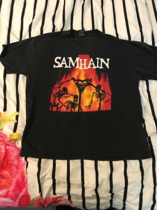 Samhain Danzig November Coming Fire Size Xl Giant Brand T Shirt Misfits Vintage
