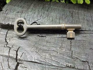 Old Rare Vintage Antique Civil War Relic Brass Skeleton Key.