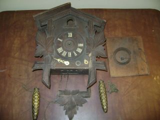 Vintage German Cuckoo Clock Black Forest
