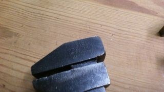 ANTIQUE TOOL 3 WOOD HANDLE MONKEY WRENCH 8 1/2 
