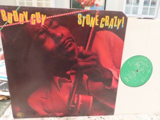 Buddy Guy Stone Crazy Lp (1981) Orig Alligator Al 4723 Stereo Blues Vg,