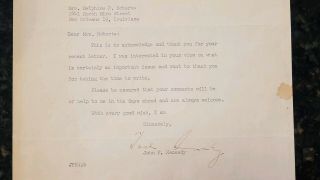 John F Kennedy Autopen Signed Letter 1960 Senate Autograph Signature President 3