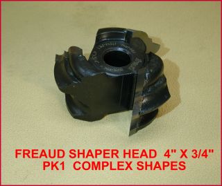 Perfecta Freud Shaper Head - - Multi - Profile - Pk - 1 4 " X 3/4 " Carbide