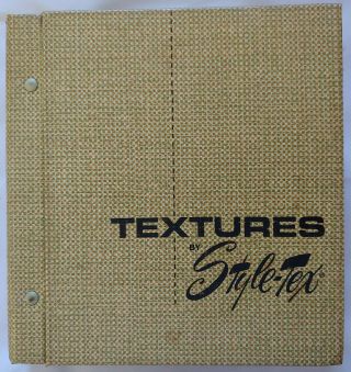 Vintage Wallpaper Sample Book Textures By Style - Tex 60s 70s Scrapbooking Crafts