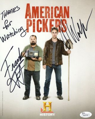 American Pickers Hand Signed 8x10 Photo Signed By Mike,  Frank Awesome Jsa