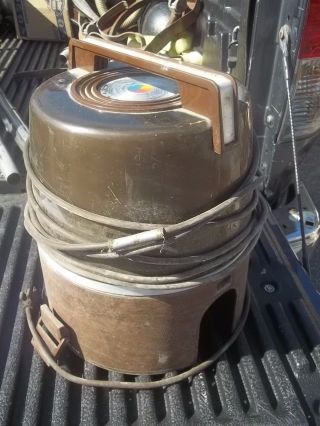 Vintage Rexair Rainbow D3c Vacuum Canister And Motor Runs Estate Find