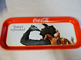 Coca Cola Coke Tray Travel Refreshed 1991 Fast